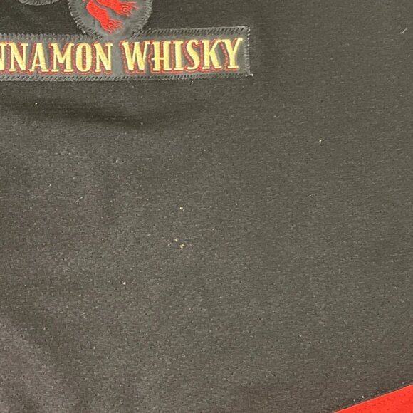 Fireball Whisky Hockey Jersey Large Black Stitched Raised Lettering #66 Projoy - Picture 15 of 16